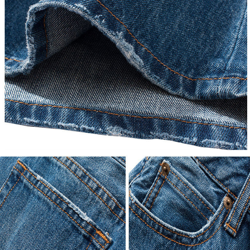 Lange Denim rok