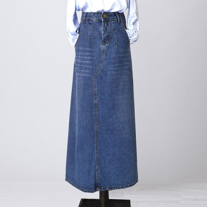 Lange Denim rok