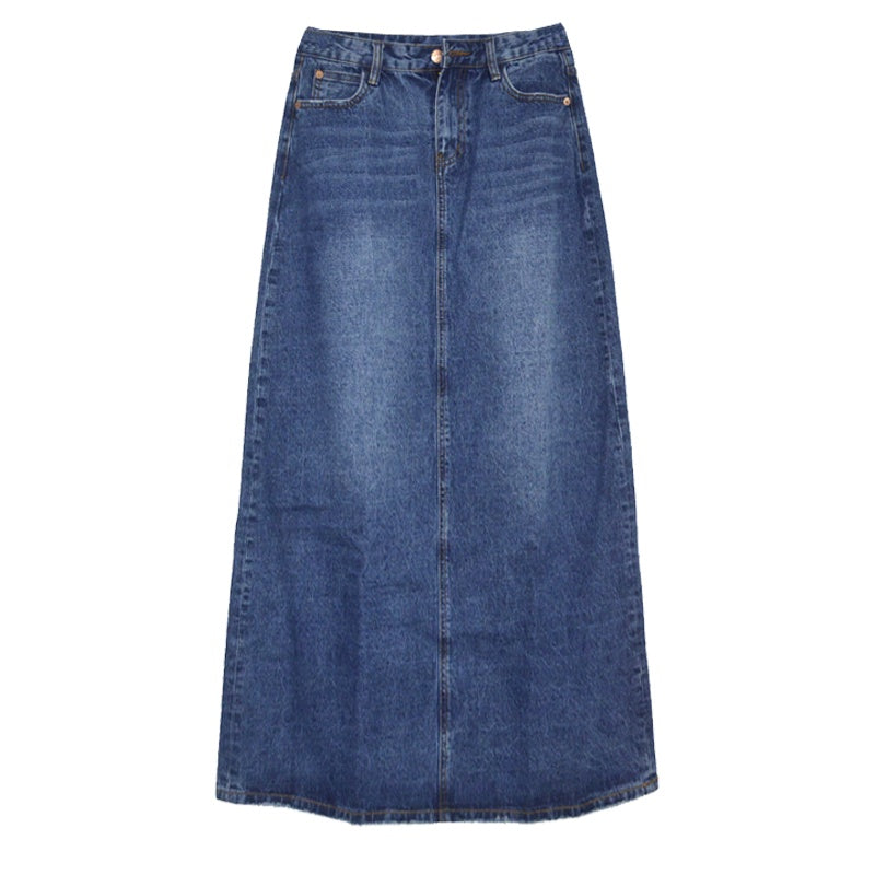 Lange Denim rok