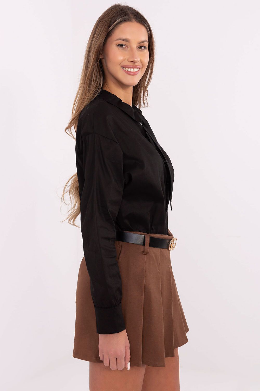 Overhemd met lange mouwen model 204397 Italy Moda