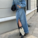 Casual denim rok