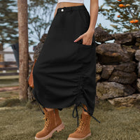 Denim casual midi-rok