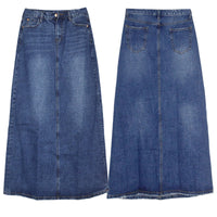 Lange Denim rok