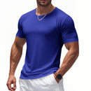 Workout T-shirt met ronde hals en korte mouwen