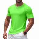 Workout T-shirt met ronde hals en korte mouwen