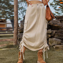 Denim casual midi-rok