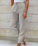 Damesbroek met hoge taille