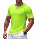 Workout T-shirt met ronde hals en korte mouwen
