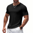 Workout T-shirt met ronde hals en korte mouwen
