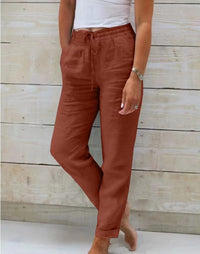 Damesbroek met hoge taille