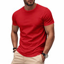 Workout T-shirt met ronde hals en korte mouwen