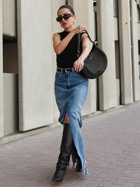 Casual denim rok