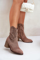 Enkellaarsjes met hoge hak - MiCa's Fashion & Lifestyle