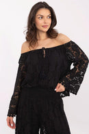 Blouse Italy Moda -zwart - MiCa's Fashion & Lifestyle