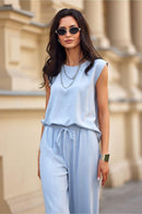Lichtblauw blouse Roco Fashion - MiCa's Fashion & Lifestyle