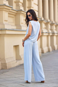 Lichtblauw blouse Roco Fashion - MiCa's Fashion & Lifestyle