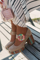 Pumps met dikke hak - MiCa's Fashion & Lifestyle